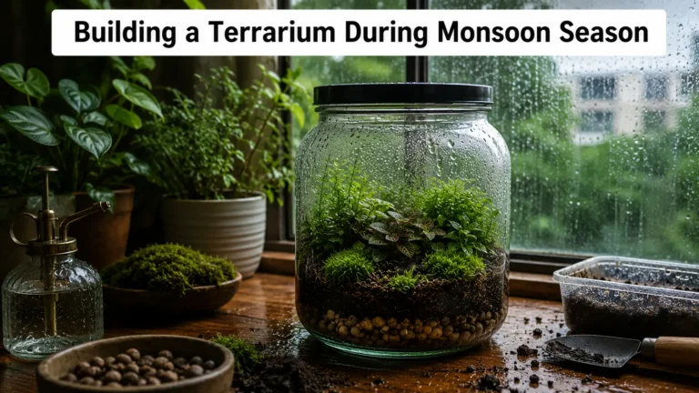 Building a Terrarium During Monsoon Season