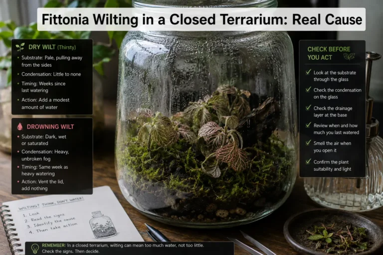 Fittonia Wilting in a Closed Terrarium Real Cause