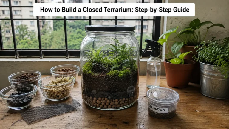 How to Build a Closed Terrarium Step-by-Step Guide