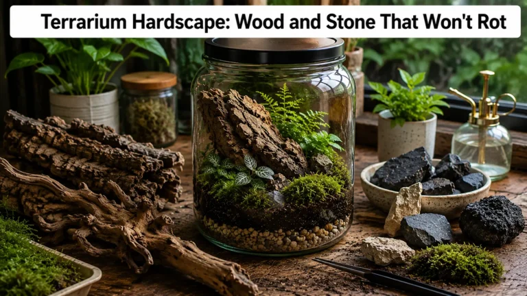 Terrarium Hardscape Wood and Stone That Won't Rot