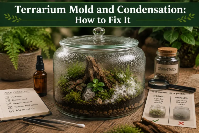 Terrarium Mold and Condensation How to Fix It