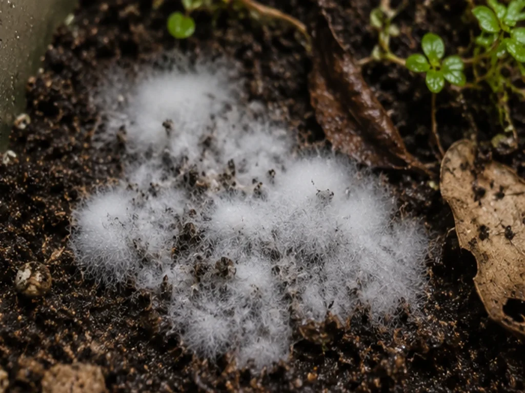 Terrarium Ordinary White Gray Mold