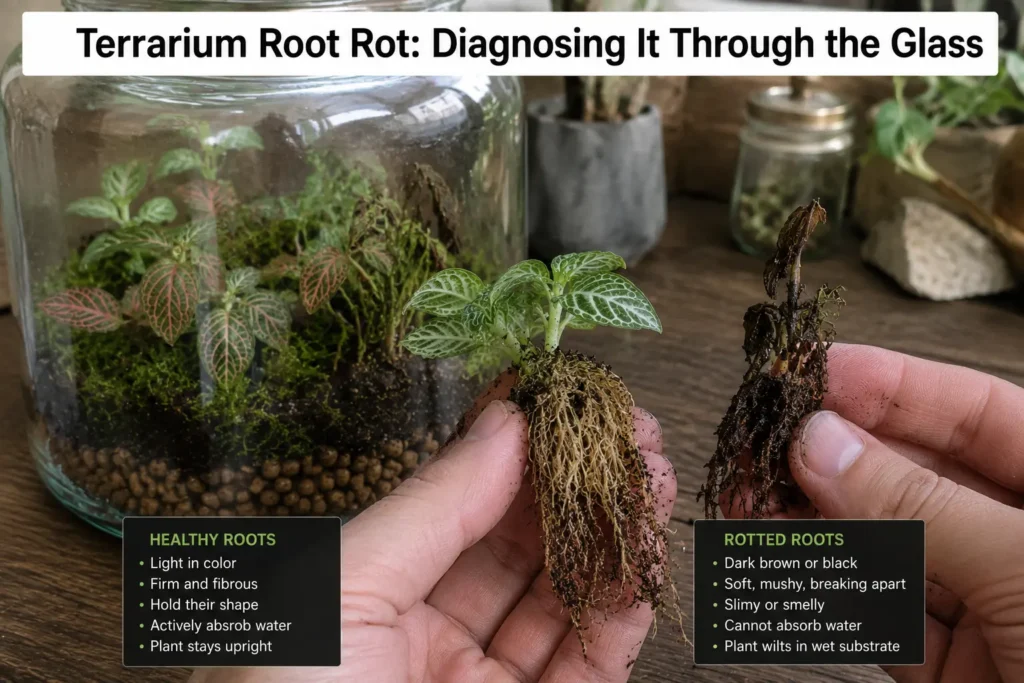 Terrarium Root Rot Diagnosing It Through the Glass