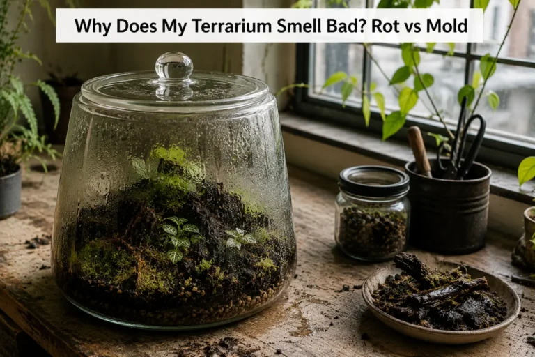 Why Does My Terrarium Smell Bad, Rot vs Mold