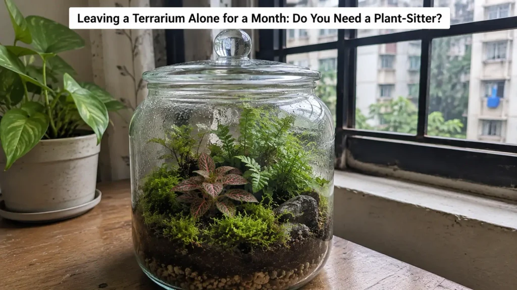 Leaving a Terrarium Alone for a Month, Do You Need a Plant-Sitter