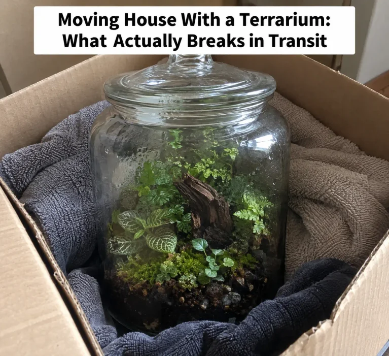 Moving House With a Terrarium, What Actually Breaks in Transit