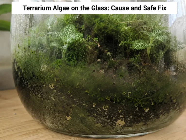 Terrarium Algae on the Glass, Cause and Safe Fix