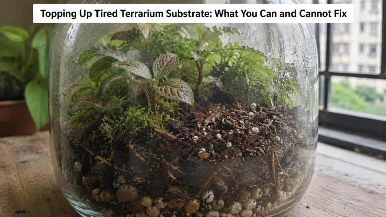 Topping Up Tired Terrarium Substrate, What You Can and Cannot Fix