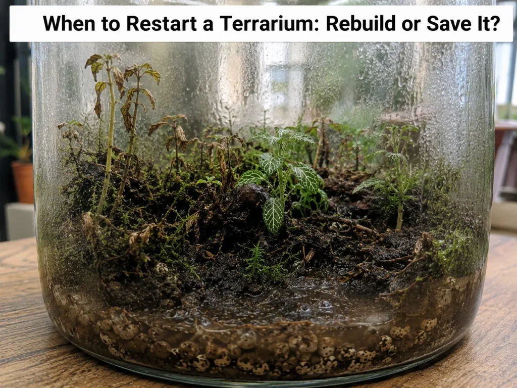 When to Restart a Terrarium, Rebuild or Save It