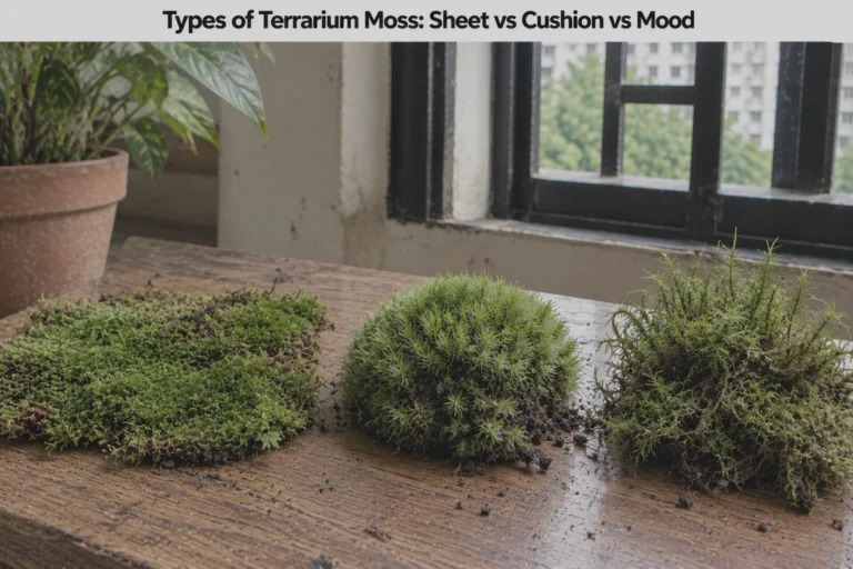 Types of Terrarium Moss- Sheet vs Cushion vs Mood